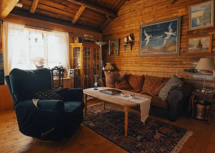 度假居 Arctic Fishermans Lodge- Sauna Included 莫斯克内斯